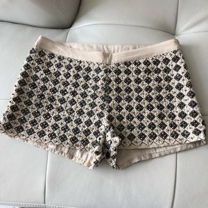 Beaded dress shorts